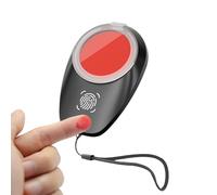 Cuscinetto di inchiostro per impronte digitali, per impronte digitali, portatile, , con cordino per il trasporto, set di impronte digitali impermeabile per le autorità 'ordine