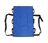 Cuscinetto di posizionamento per anziani, cuscino di posizionamento con 6 maniglie, morbida barella per un facile posizionamento del paziente, rotazione e riposizionamento, foglio di trasferimento