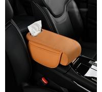 Cuscinetto di Protezione per Bracciolo per Mercedes-Benz SL SLC SLK SLR SLS, Cuscinetto Rialzante per Gomiti, Borsa Portaoggetti per Auto,Orange