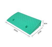 Cuscinetto di Rampa In Plastica Tappetino Per Pendenza Tappetino Per Strada Tappetino Per Auto Carrozzina Scooter Motocicletta Cuscino in Salita Cuscinetto Triangolare In Plastica Con Varie Altezze