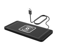Cuscinetto di ricarica wireless per auto - Tappetino di alimentazione per console portatile | Supporto antiscivolo, sistema a induzione veloce, build resistente al calore, indicatore LED, aiuto da