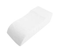 Cuscinetto di schiuma cuscino morbido comodo comodo design ergonomico gamba elevazione posteriore supporto lombare sollievo dal dolore per i pazienti che dormono caffè blu bianco (Bianco)