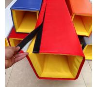 Cuscinetto di sicurezza universale resistente per pali quadrati, da 7,6 x 7,6 cm a 25,4 x 25,4 cm, imbottito per tutte le condizioni atmosferiche, imbottitura per pali esterni per la massima