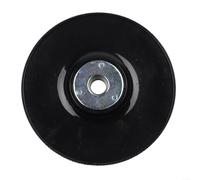 Cuscinetto di supporto per smerigliatrice angolare da 114-17 cm, con nervature di raffreddamento a spirale e dado di bloccaggio per dischi in fibra di resina, compatibile con filettatura M14 e 5/8-11
