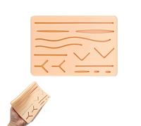 Cuscinetto di Sutura in Silicone Riutilizzabile, Tappetino per Pratica di Sutura in Silicone Mostra 3 Strati di Pelle, Kit Suture per Formazione degli Studenti e Utilizzo Pratico