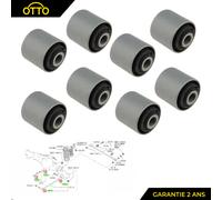 8 Silent Blocco Asse Posteriore per Kia Sorento I II 2.4 02-15 - 5504506J00