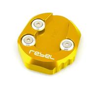 Cuscinetto Estensione Cavalletto Moto Per Honda Per Rebel CMX300 CMX500 Accessori Piastra Ingrandimento Laterale(Gold)