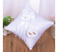 Cuscinetto floreale cuscino floreale da 1 pc cuscino per anello quadrato