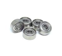Cuscinetto for mulinello da pesca SR2C 2OS ibrido in ceramica 3,175x9,525x3,97 mm R2 SR2 RS 2RS, 10 pezzi(SR2C-ZZ)