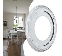 Cuscinetto girevole resistente, base girevole in acciaio zincato con binario a sfera per movimenti fluidi, compatibile con espositori per decorazioni per torte e armadi angolari