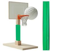 Cuscinetto impermeabile per pali da basket - Protezione per colonna rotonda da 180 cm per la sicurezza dei giocatori, imbottitura per pali da cantina per tutte le stagioni, imbottitura verde per una