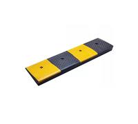 Cuscinetto in gomma for rampe, lunghezza 100 cm/39,4" for gradini antiscivolo da esterno, cuscinetti in gomma piena for arrampicata su soglia garage(H x W 6x20cm/2.4x7.9")