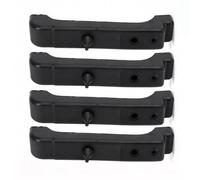 Cuscinetto In Gomma Per Radiatore Auto Per Pontiac Per Ventura 1971-1977 | cuscinetti in gomma per radiatore Sostituzione Cuscinetto Montaggio Radiatore A Tre Nuclei In Gomma Nera 4 Pezzi 4012326681S