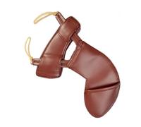 Cuscinetto in pelle di pecora marrone Accessori per violino Protezione per cuscino per mentoniera per spalla per violino 3/4 4/4 pezzi di ricambio per violino