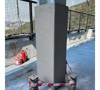Cuscinetto in schiuma anti-collisione per pali quadrati e tubi, resistente alle intemperie, protezione resistente ai raggi UV per un uso sicuro in ambienti esterni