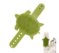 Cuscinetto in silicone per la cura dei gatti | Grattugia per gatti, cintura in silicone con pettine e trimmer, impermeabile per viaggi, esterni e casa