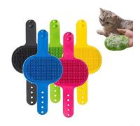 Cuscinetto in silicone per la toelettatura dei gatti, cuscinetto in silicone per la toelettatura - 2 in 1 Self-Groomer, spazzola per toelettatura per gatti, per arrampicata su tavolo, per gatti e cani