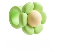 Cuscinetto in silicone per maniglie delle porte con geometria floreale per migliorare l'esperienza quotidiana di interazione delle porte (verde)