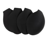 Cuscinetto Intimo Uomo 4 Pezzi in Spugna Traforata Nero | Coppa Concava 3d a U, Effetto Sagomato, per Leggings Compressivi e Pantaloncini Atletici
