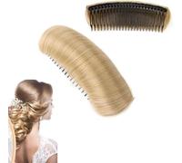 Cuscinetto invisibile per capelli soffici e invisibili, molletta invisibile per capelli, clip per capelli naturali per volumizzare, accessorio per styling (biondo)