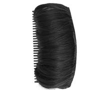 Cuscinetto invisibile per capelli soffici per capelli corti e lunghi Clip per naturali per volume Fai da te Intensifica la protuberanza Soffio per traspirante per donne Ragazze Nero