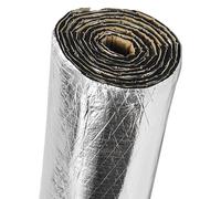 Cuscinetto isolante e insonorizzante per auto, 5 mm x 3,36 m², finitura in foglio di alluminio, materiale di smorzamento in schiuma PE, con rullo autoadesivo e set di strumenti per la rimozione degli