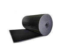 Cuscinetto Isolante Termico Rotolo schiuma gomma autoadesiva versatile isolamento acustico, facile tagliare per fai te, ideale per tetti, auto, tappetini antirumore(5mm-50cmx100cm)