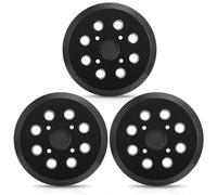 Cuscinetto levigatrice per Ridgid, confezione da 3 cuscinetti per levigatrice orbitale da 5 pollici a 8 fori per Ryobi R2600 R2601 5 pollici levigatrice orbitale di ricambio con gancio e anello per