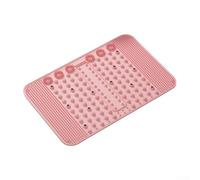 Cuscinetto magnetico per massaggio ai piedi con 12 punti di digitopressione per riflessologia domestica e rilassamento muscolare utilizzando morbido materiale antiscivolo in Tpr di colore rosa (pressa