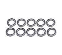 Union Cb-081 6802 2rs Bearings 10 Units Argento 15 x 24 x 5 mm Silver