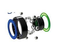 Cuscinetto Movimento Centrale Bici 25x37x7 mm Acciaio Trattato Antiruggine Black Coated