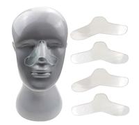 Cuscinetto nasale da 5 pezzi per maschera CPAP Gel di silicone Naselli morbidi sicuri Riduci i segni rossi Naselli per la protezione del viso
