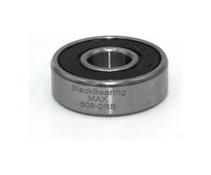 Cuscinetto nero 608 2rs max 8 x 22 x 7 mm