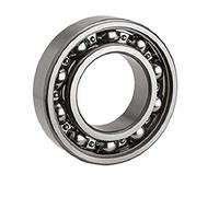 Cuscinetto Ntn 6205 singola riga radiali radiali cuscinetto a sfera, normale Clearance gabbia in acciaio, copertura, 52 mm di diametro, 15 mm di larghezza, 25 mm di diametro, aperto