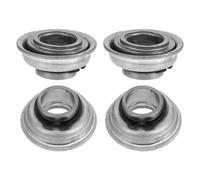 Cuscinetto Orientabile per Forche, Ricambio Sedia Rotelle 4 Pezzi | Acciaio Grigio, Forma a Ciotola, per Uso Interno ed Esterno, 3x2,6x1,5cm