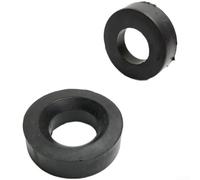 Cuscinetto paraurti in gomma nera con foro da 26 mm per bilancieri | Diametro 50 mm, foro da 26 mm, si adatta a barre standard, assorbe per impatto, protegge le attrezzature