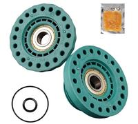 Cuscinetto per AEG per Electrolux per Zanker per Zanussi 407143096/3 4071430963 Set di cuscinetti Cuscinetto per lato opposto della lavatrice a carica dall'alto (sinistr destra)