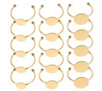 Cuscinetto per anelli rettangolari da 30 pezzi, base regolabile per anelli per