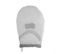 Cuscinetto per asse da stiro con guanto isolato, resistente al calore, per stirare aree difficili da raggiungere come collari e maniche, portatile e design (A)