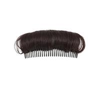 Cuscinetto per capelli marrone scuro naturale invisibile altezza aumento accessori cranici adatti per più volume fili realistici spugna morbida miscela senza soluzione di continuità cuoio capelluto