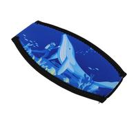 Cuscinetto per Cinturino Maschera Sub in Silicone e Neoprene Blu | Doppio Strato, Copertura per Cinghie di Maschera e Occhiali, per Immersione e Piscina