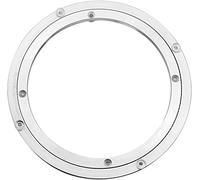 Cuscinetto per giradischi in lega di alluminio, resistente, con cuscinetto girevole Lazy Susan, per tavolo da pranzo rotondo, piastra girevole liscia (500 mm - 20 pollici)