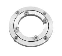 Cuscinetto per giradischi in lega di alluminio, resistente, con cuscinetto girevole Lazy Susan, per tavolo da pranzo rotondo, piastra girevole liscia (120 mm - 4,7 pollici)