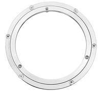 Cuscinetto girevole in lega di alluminio, resistente giradischi girevole Lazy Susan con cuscinetto rotante per tavolo da pranzo rotondo liscio piastra girevole, 35,6 cm