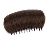 Cuscinetto per ispessimento dei capelli in memory foam invisibile Enhancer con pettine staccabile applicazione rapida per acconciature mattutine occupate pettine per capelli in rete traspirante
