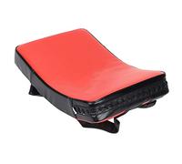 Cuscinetto per Kick Boxing di Taekwondo, bersaglio per calci di Muay Thai nelle arti marziali, cuscinetto per calci laterali curvi e pugni, dimensioni grandi con spesso schiuma EVA (Rossa)