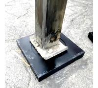 Cuscinetto per martinetto resistente ad alta densità 12 16 20 24 28 pollici, blocchi di livellamento commerciali per camper grandi blocchi di livellamento per gru rimorchi camion secchio rimorchi