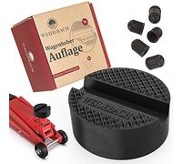 Cuscinetto per martinetto WEIDEBACH® robusto e sicuro con 5 tappi per valvole, cuscinetto per cric per caravan per piattaforma di sollevamento, cuscinetto antiscivolo per auto