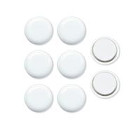 Cuscinetto per mobili che scivola come una ruota, sposta mobili pesanti, soluzione per il rumore, antigraffio (bianco) (20 mm, 8)