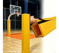 Cuscinetto per palo da basket, 1,5 m, resistente, anti-collisione, copertura per colonna resistente alle intemperie per supporto interno/esterno, forma quadrata, durevole e affidabile